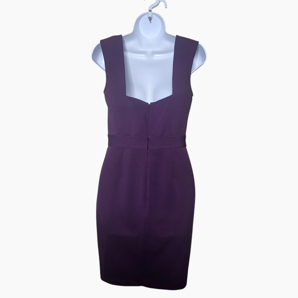 Z Spoke Zac Posen Purple Sheath Dress - Picture 3 of 5